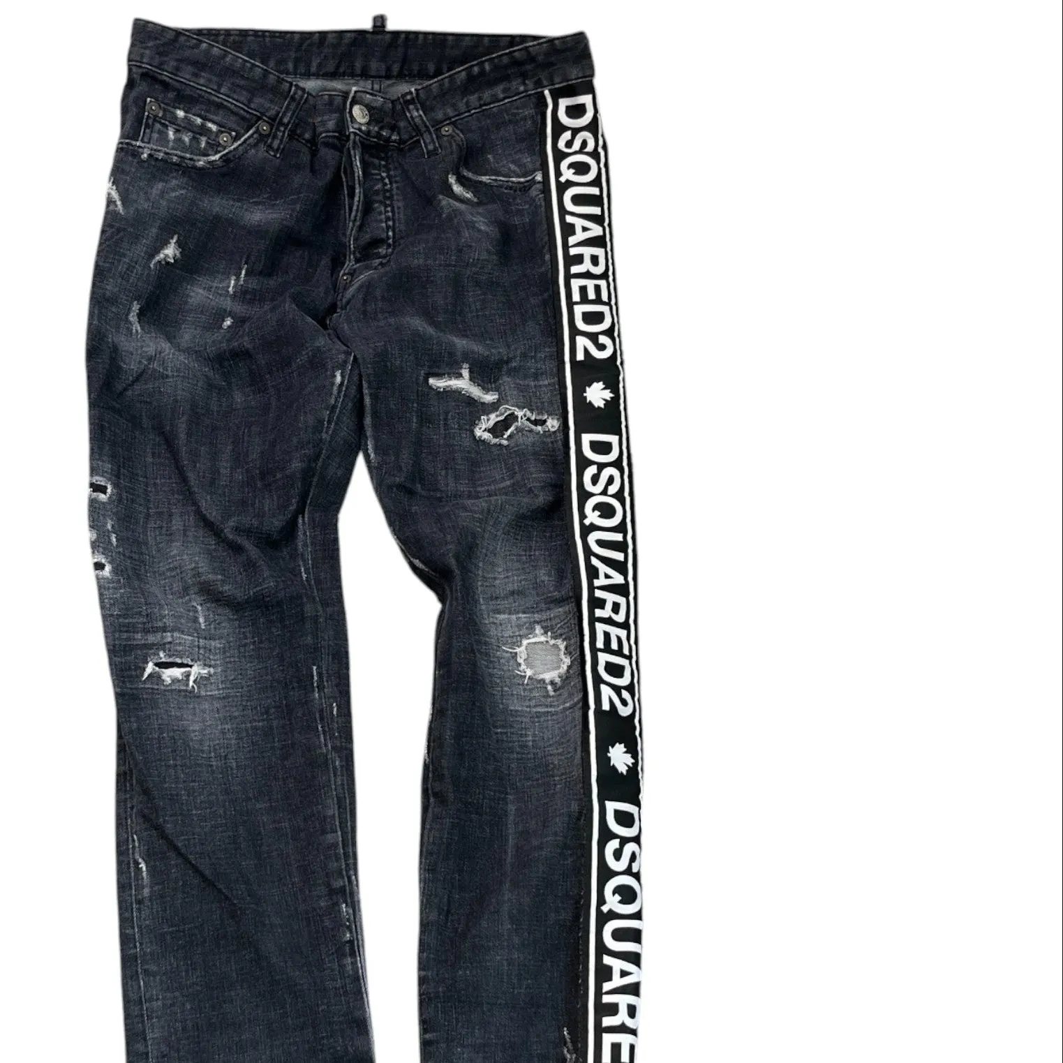 Men's Cool Guy Jeans Black Size IT 48 / UK 32