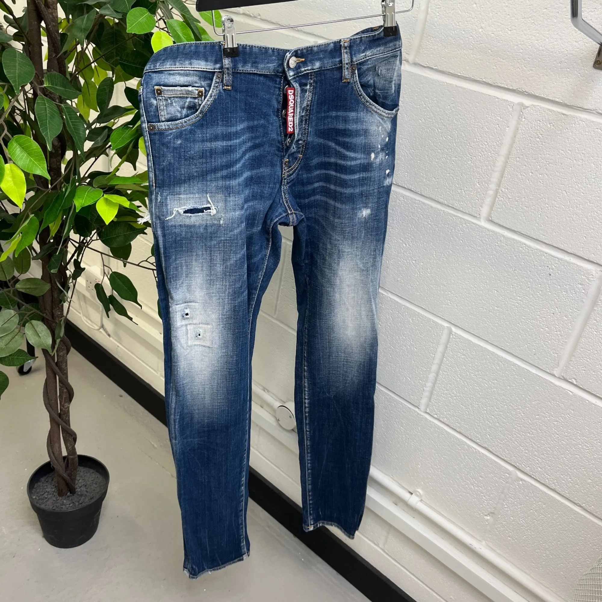 Men's Cool Guy Jeans Navy Size IT 50 / UK 34