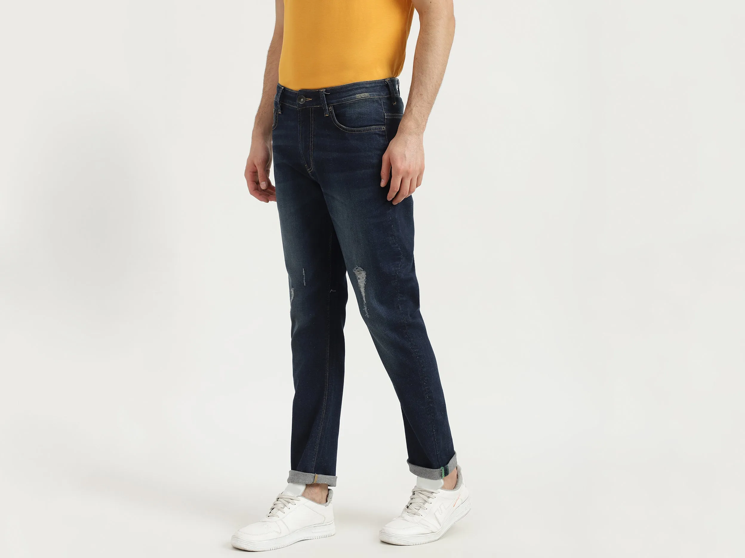 Mens Low Crotch Jeans