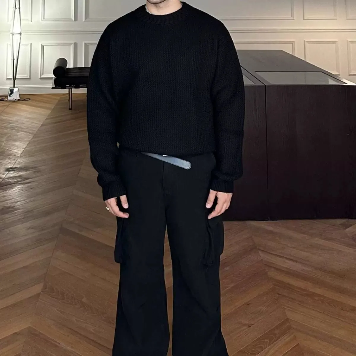 Merino Wool Cable Sweater