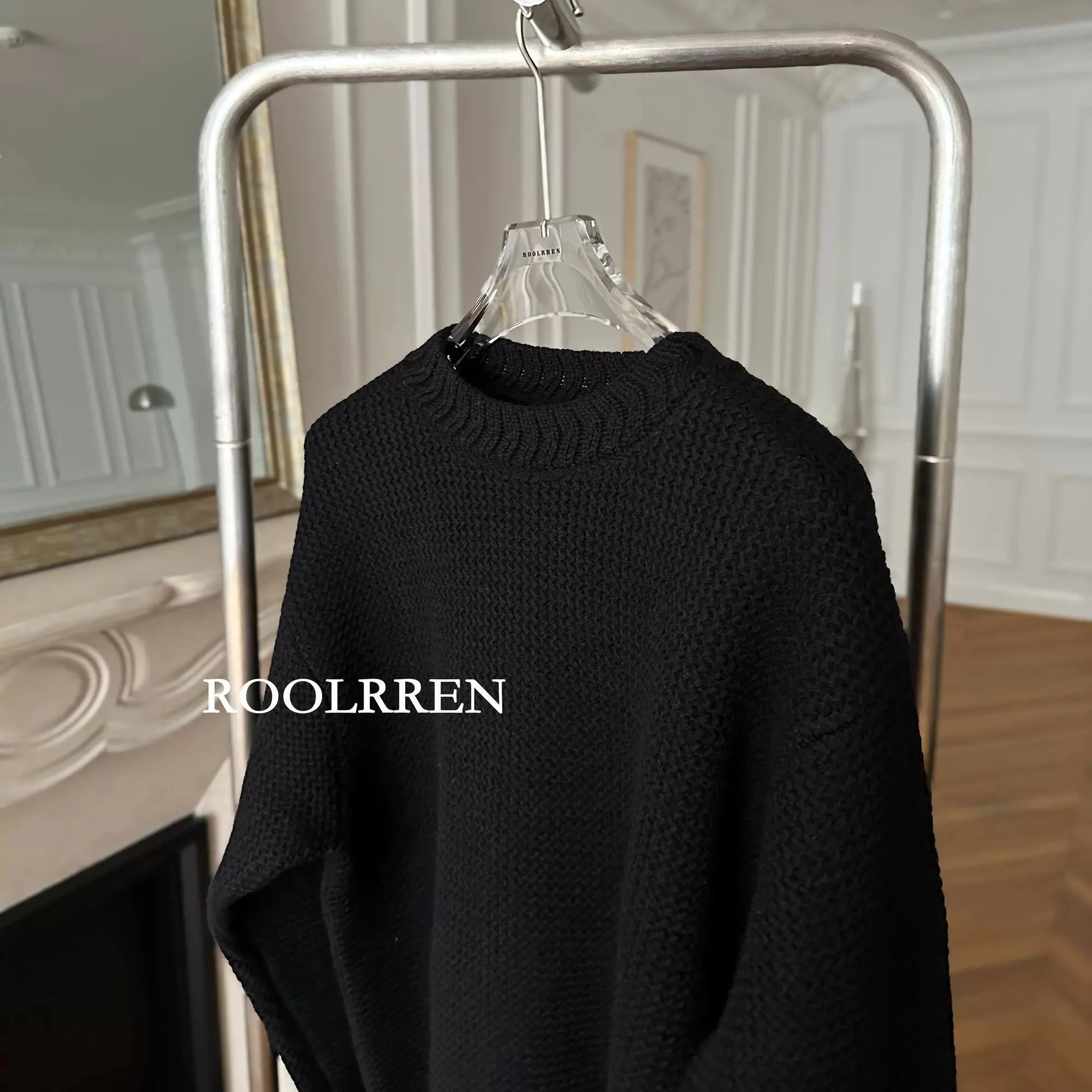 Merino Wool Cable Sweater