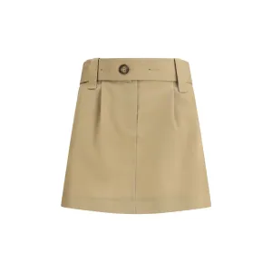 Moncler Cotton gabardine Miniskirt