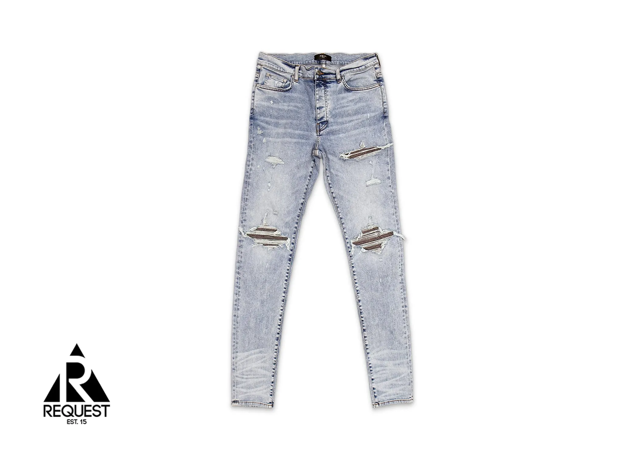 MX1 Iridescent Jeans "Light Indigo Blue"