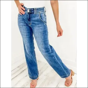 Needful Things Chic Washed Straight Leg Jeans: Because Pants Should Flatter! 😎👖