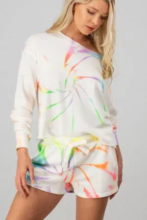 Neon Swirl Shorts