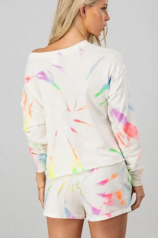 Neon Swirl Shorts