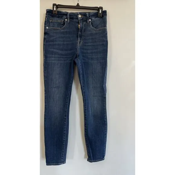 NEW Good American Jeans Women’s Size 8/29 Good Legs Skinny Medium Wash Stretch