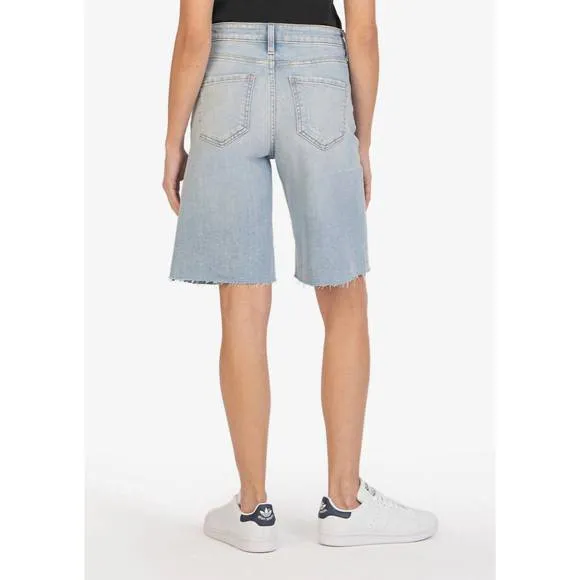 NEW KUT FROM THE KLOTH hailey high rise bermuda short in earn