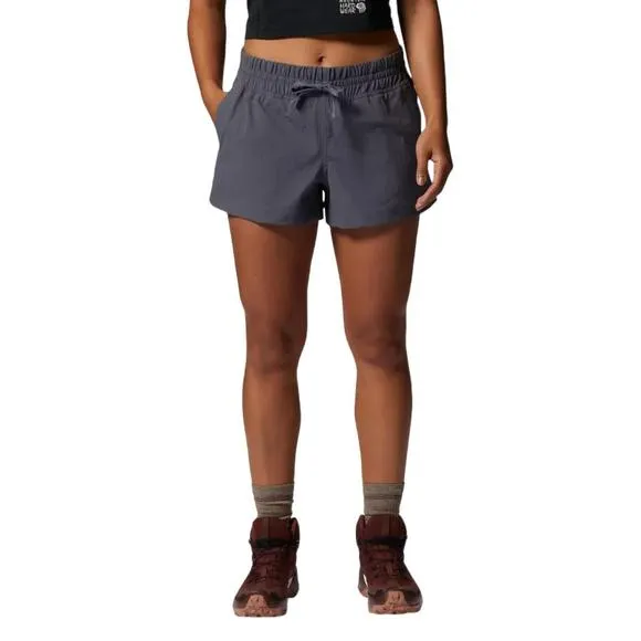 NEW MOUNTAIN HARDWEAR women's basswood™ pull-on short in grey