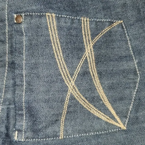 New Plus Size Tommy Hilfiger Crop Triple Button Leg Jeans Size 18