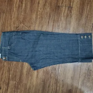 New Plus Size Tommy Hilfiger Crop Triple Button Leg Jeans Size 18