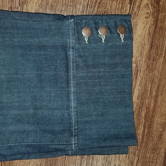 New Plus Size Tommy Hilfiger Crop Triple Button Leg Jeans Size 18
