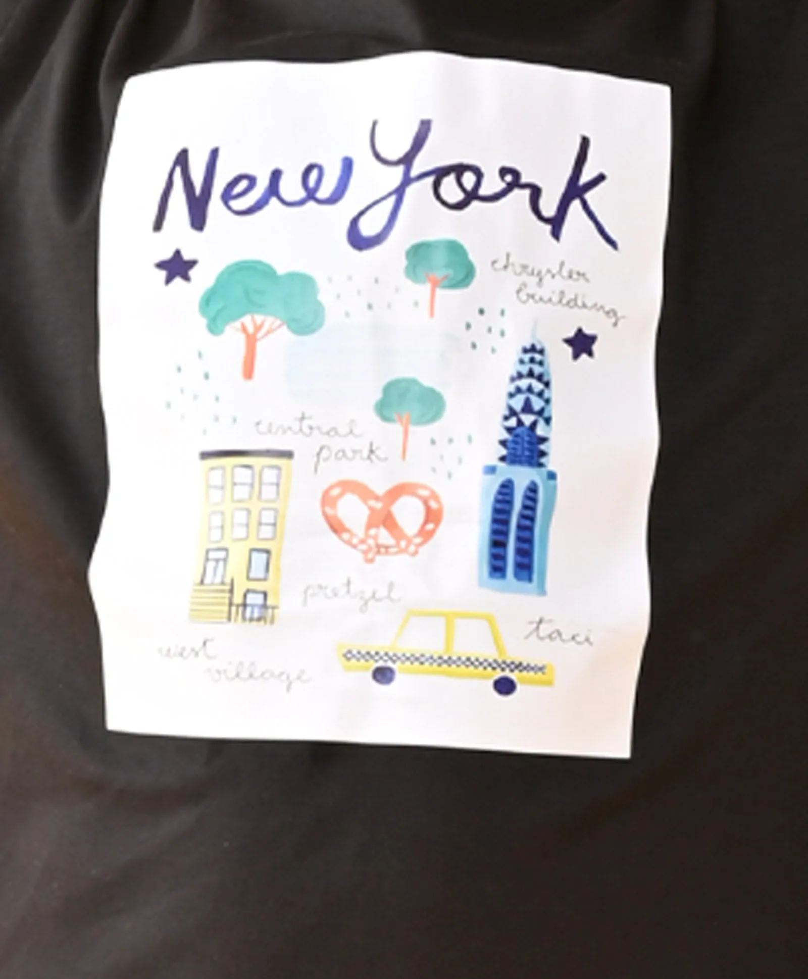 NEWYORK BLACK ROYAL STRIPED SHORTS SET -BLACK/BLUE