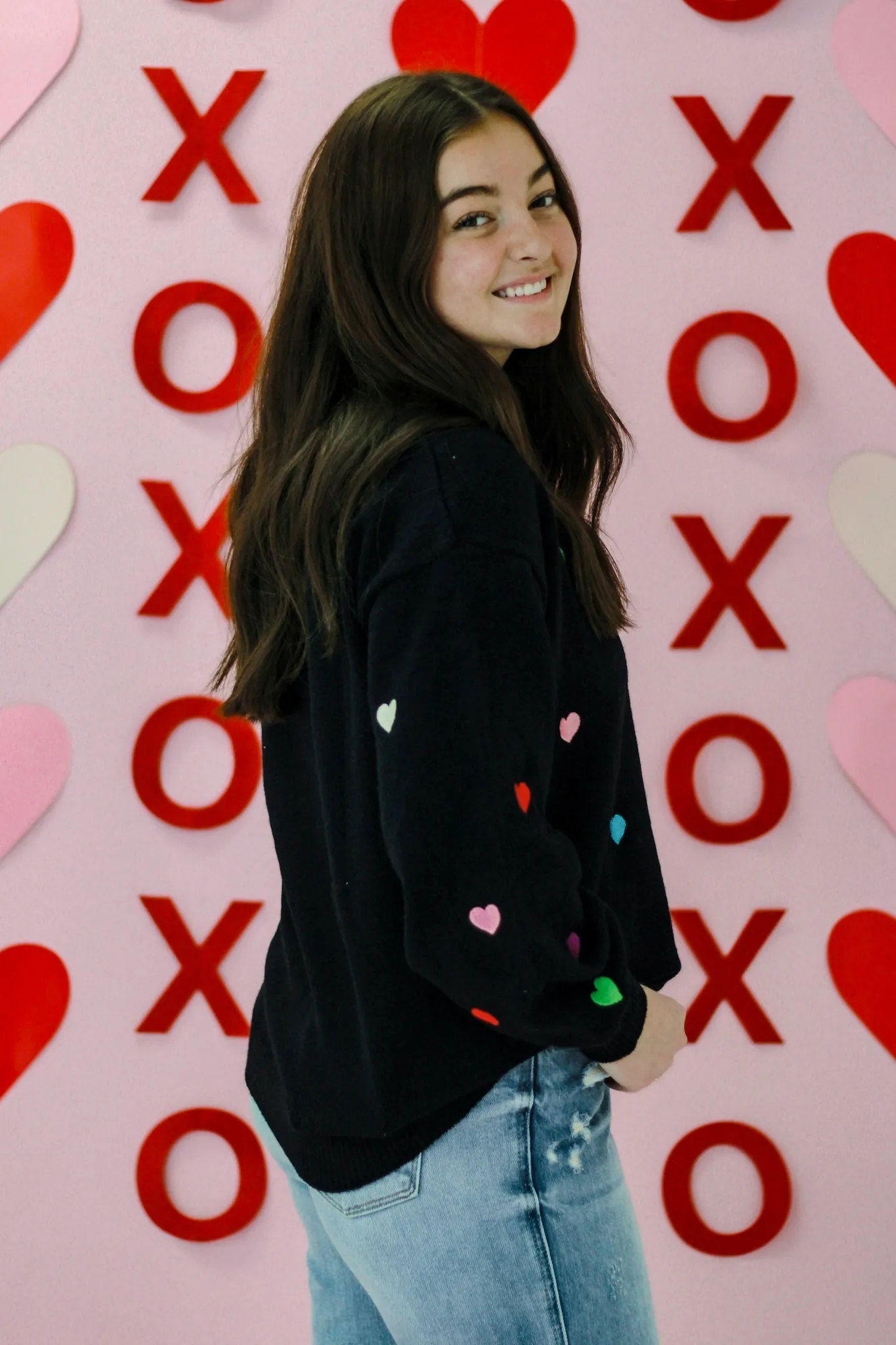 No Lonely Heart Black Sweater