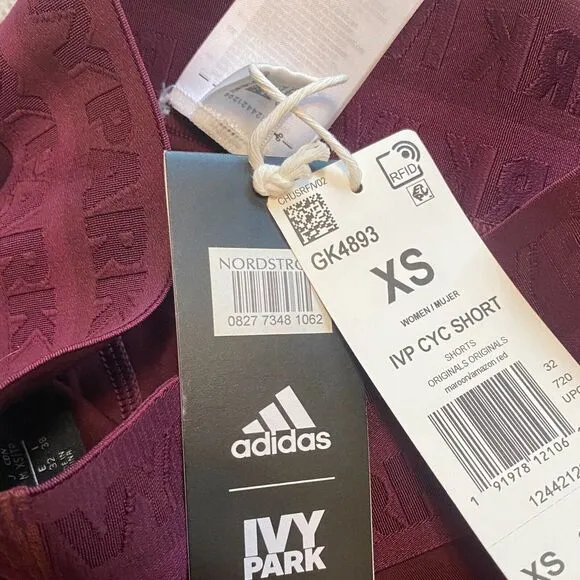 NWT Adidas‎ X IVY PARK Cycling Shorts (XS)