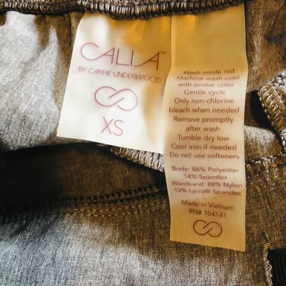 NWT Calia by Carrie Underwood ,Power sculpt High ride Bike shorts size XS