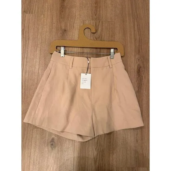 NWT Generation Love Sena Crepe Shorts Latte Tan size 4