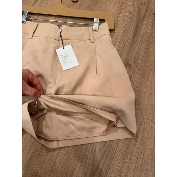 NWT Generation Love Sena Crepe Shorts Latte Tan size 4