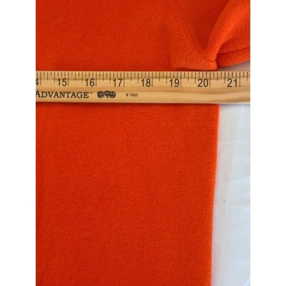 NWT J. Crew Bright Orange Knit Blazer Lapel Collar Sz S Office Quiet Luxury