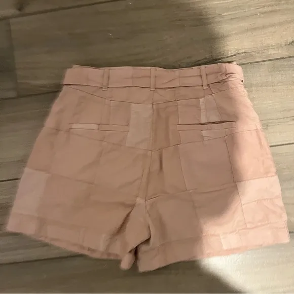 NWT J.Crew Women's Limited-edition D-ring Patchwork Shorts in Warm Clay Size 6