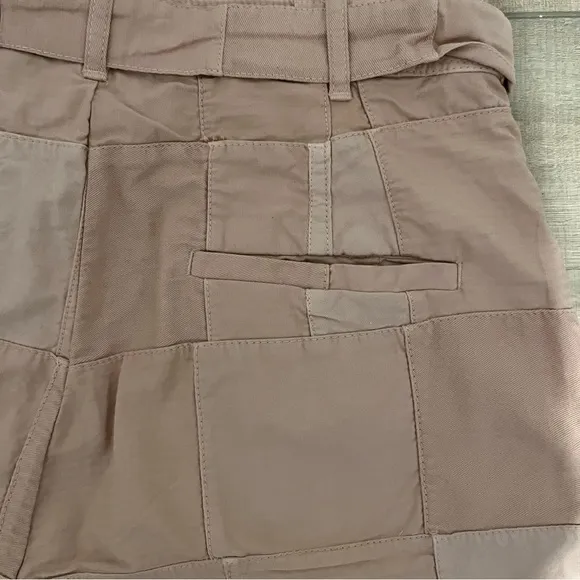 NWT J.Crew Women's Limited-edition D-ring Patchwork Shorts in Warm Clay Size 6