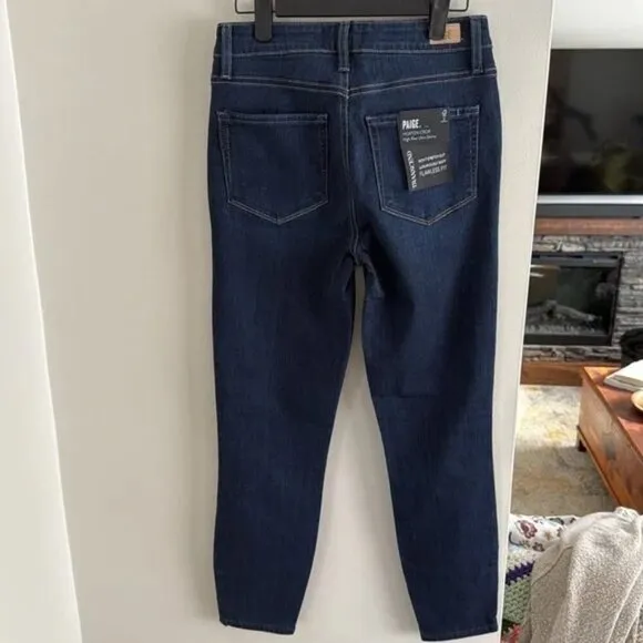 NWT PAIGE Hoxton Crop Jeans – High-Rise Skinny – Size 27
