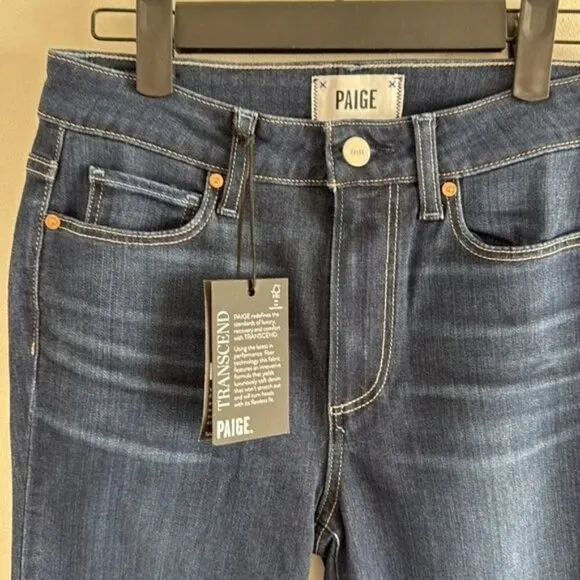 NWT PAIGE Hoxton Crop Jeans – High-Rise Skinny – Size 27