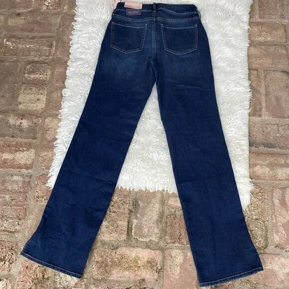 NYDJ Marilyn Straight Cool Embrace Lift Tick Technology Women Size 0