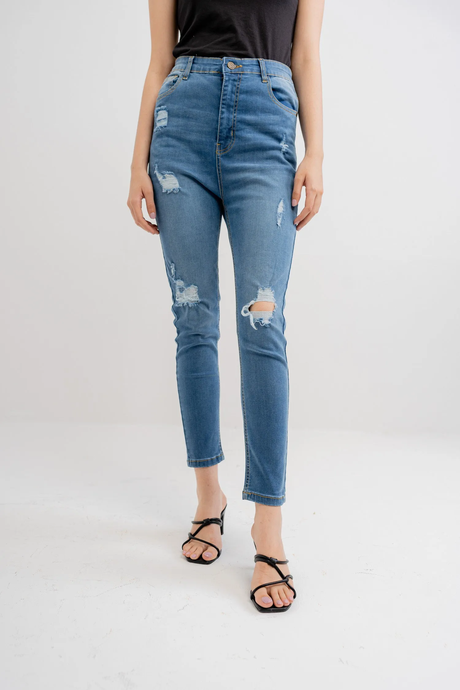Ocean Blue Denim Jeans