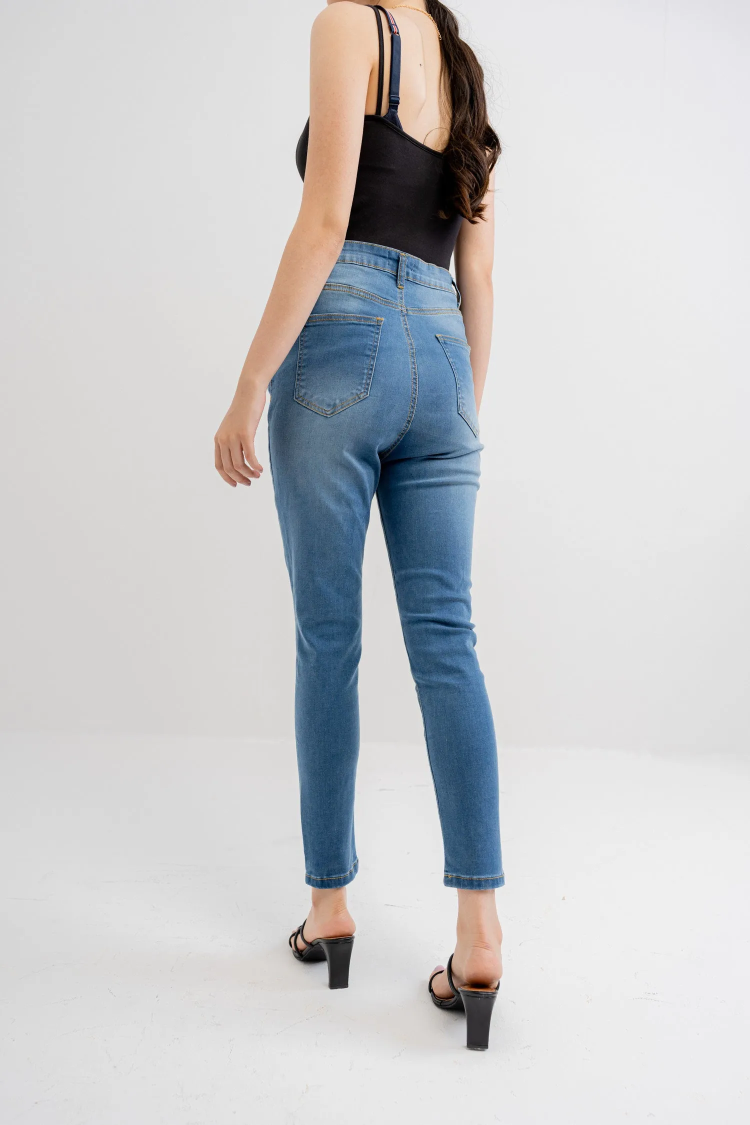 Ocean Blue Denim Jeans