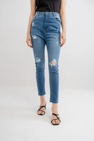 Ocean Blue Denim Jeans