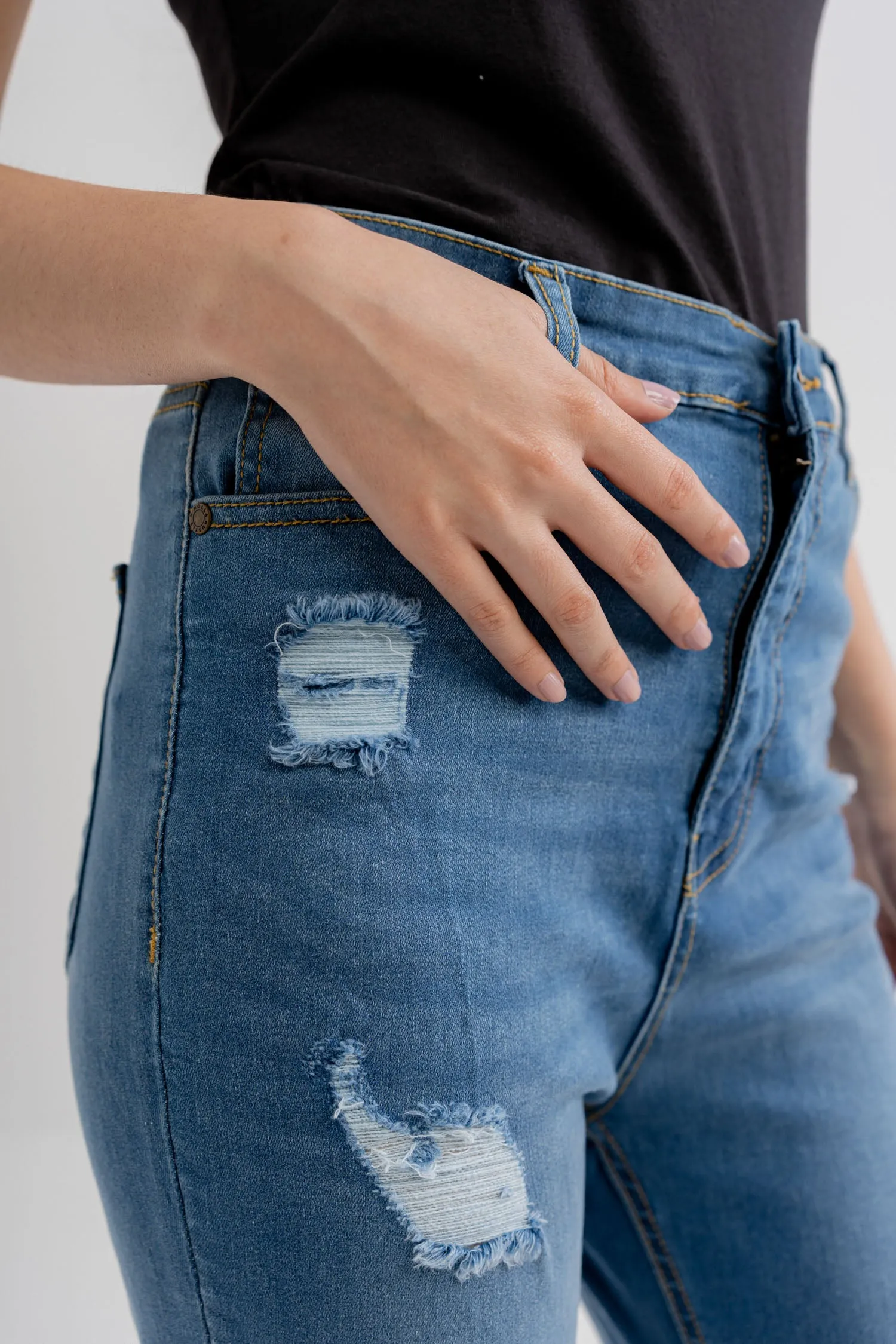 Ocean Blue Denim Jeans