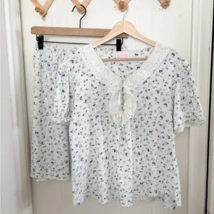 Of the Moment Blue Floral Set