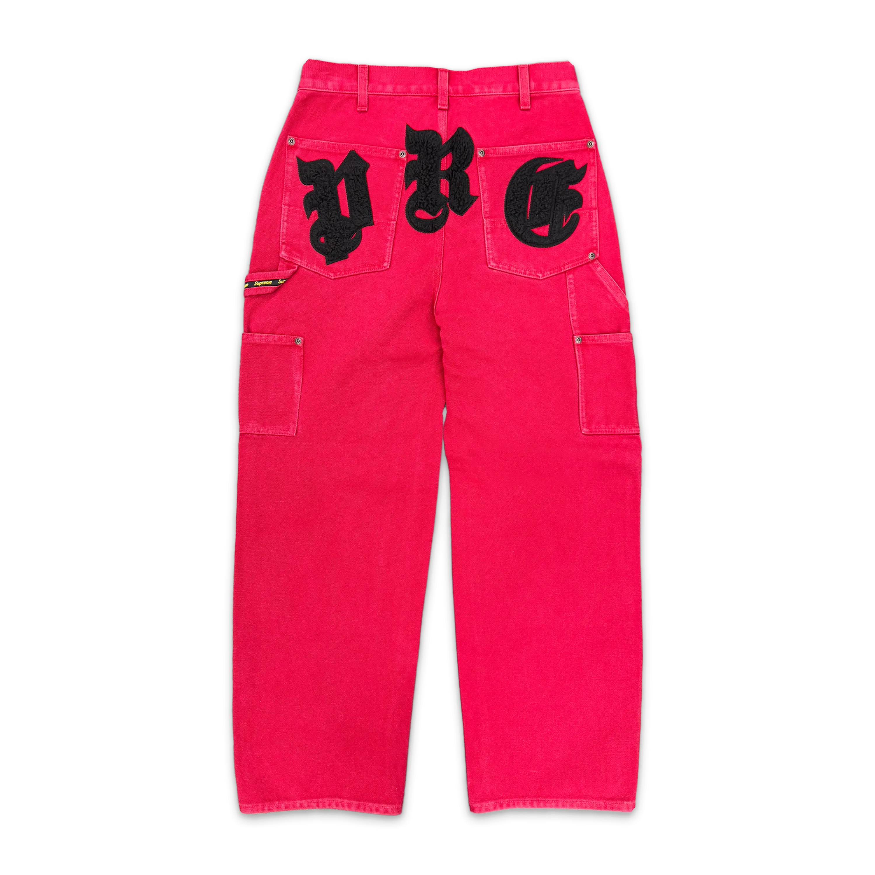 Old English Canvas Double Knee Painter Pant "Red"