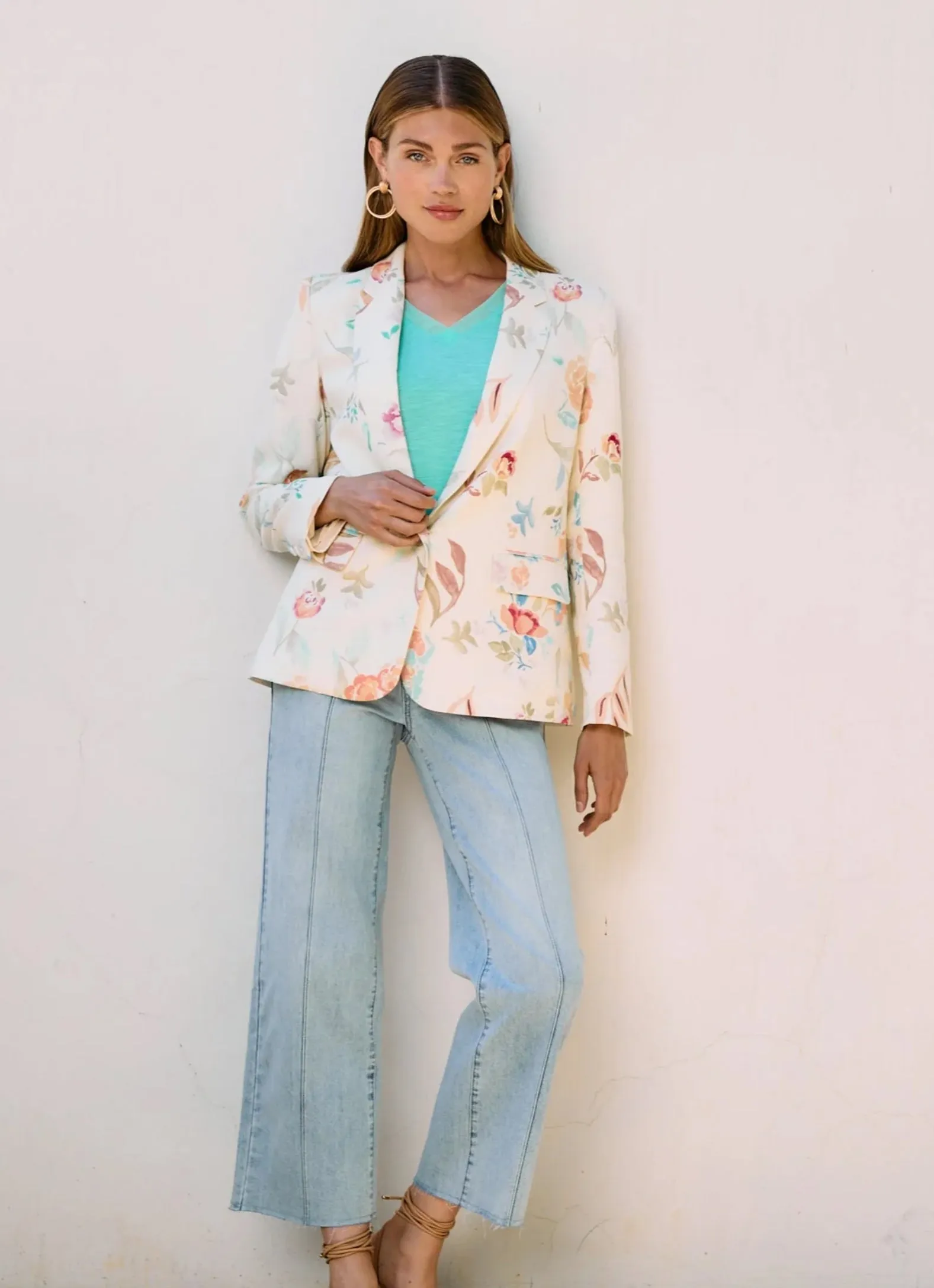 Olivia Wide Pale Denim Jean