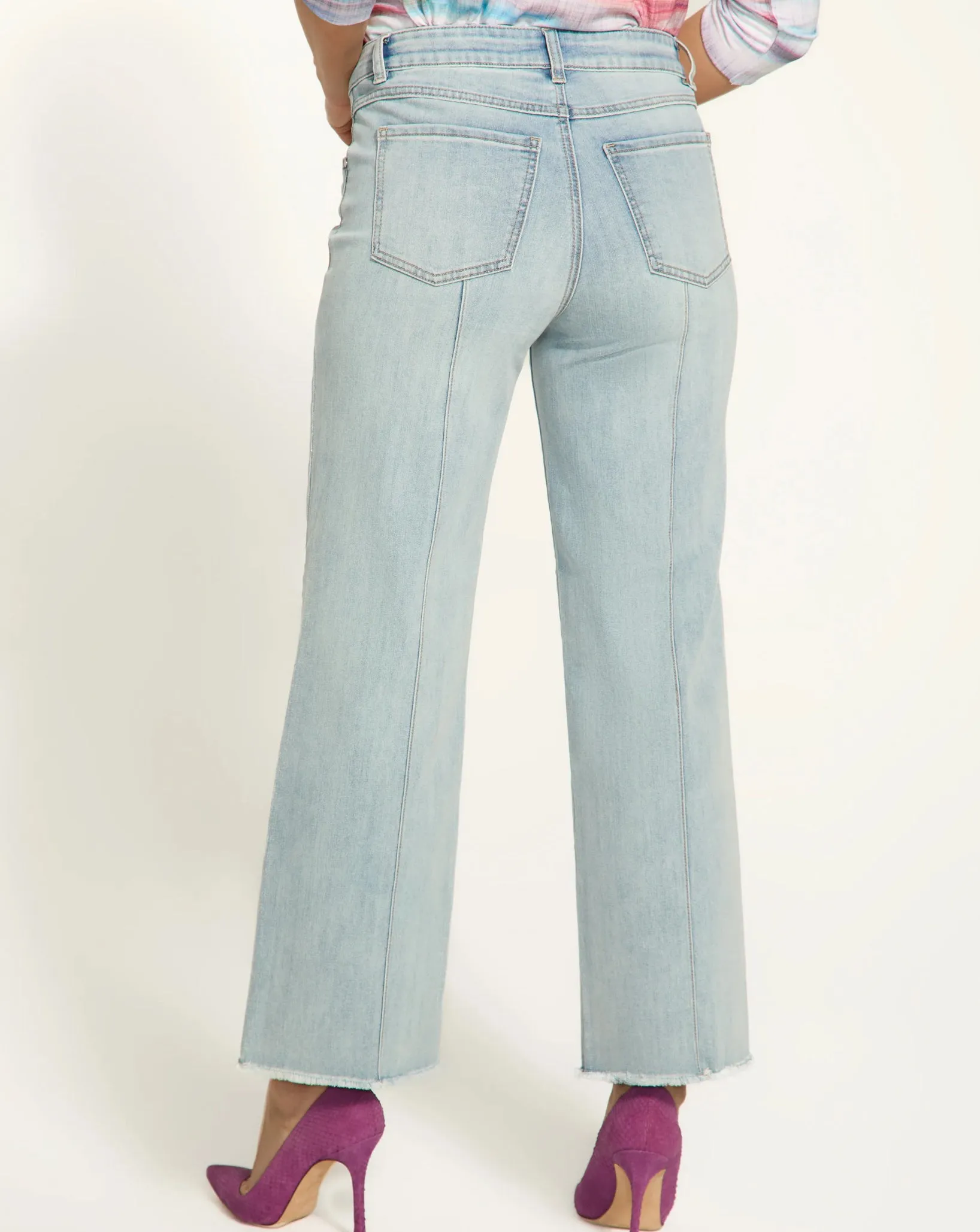Olivia Wide Pale Denim Jean