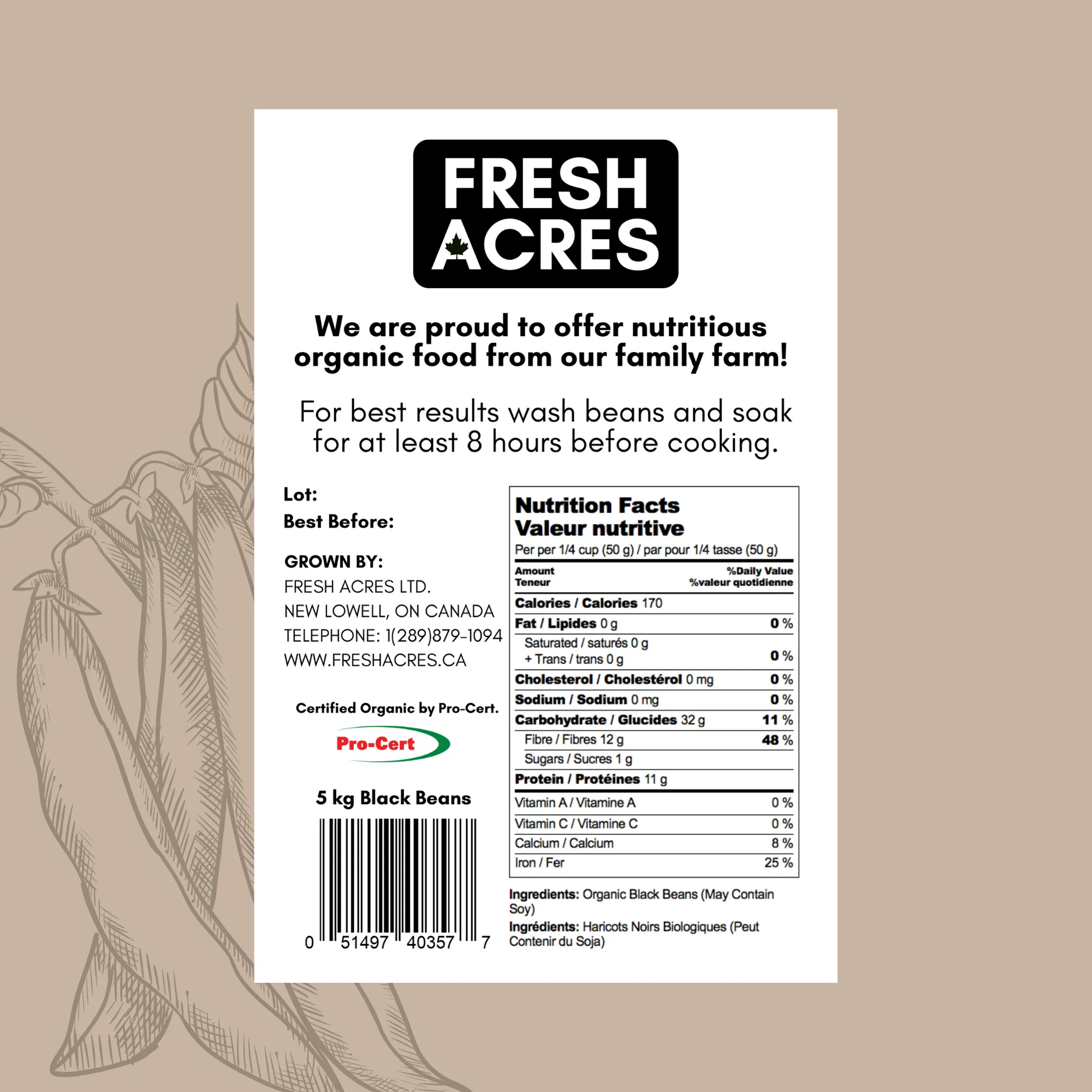Organic Black Beans