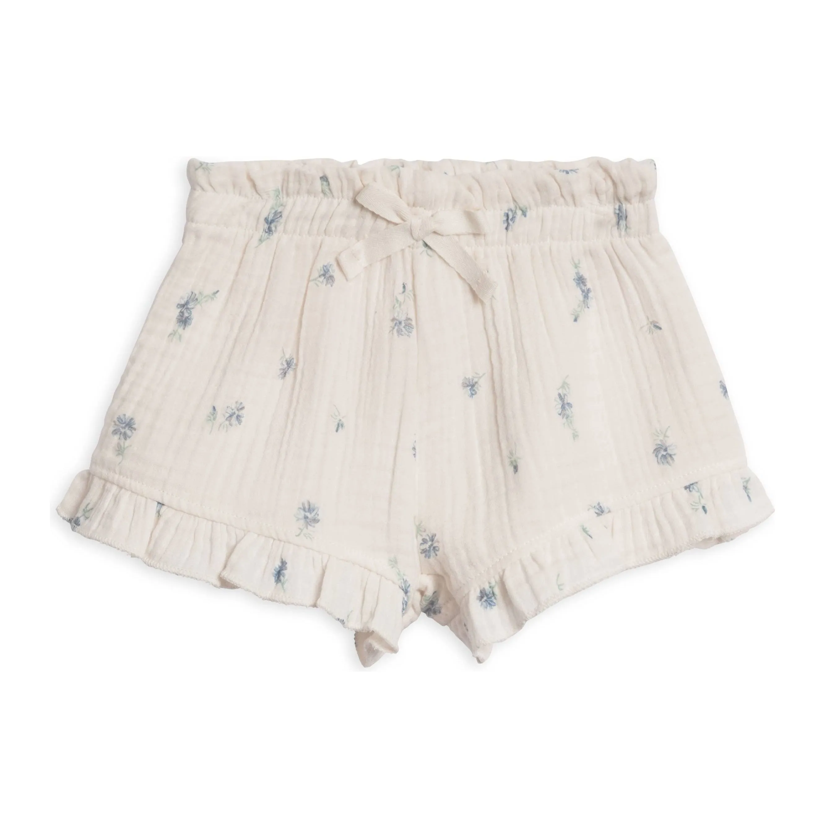 Organic Luz Muslin Flutter Shorts - Elena Floral