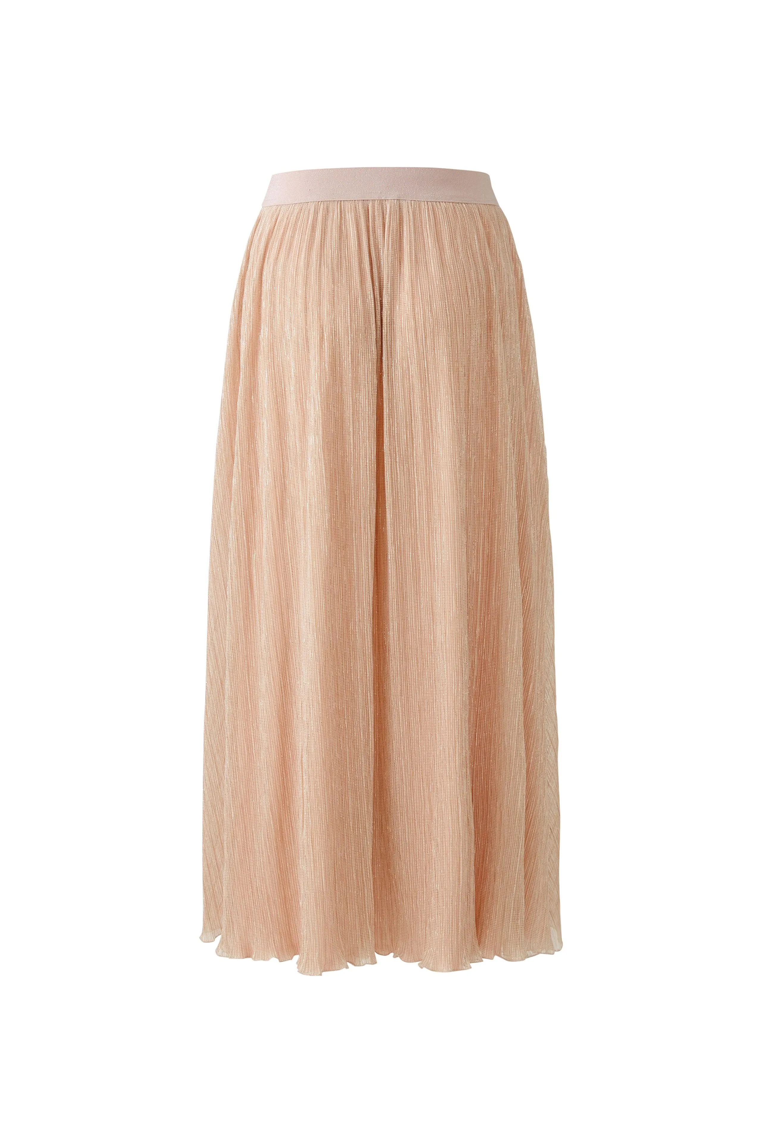 Oui Rose Cooper Shimmery Chiffon Maxi Skirt