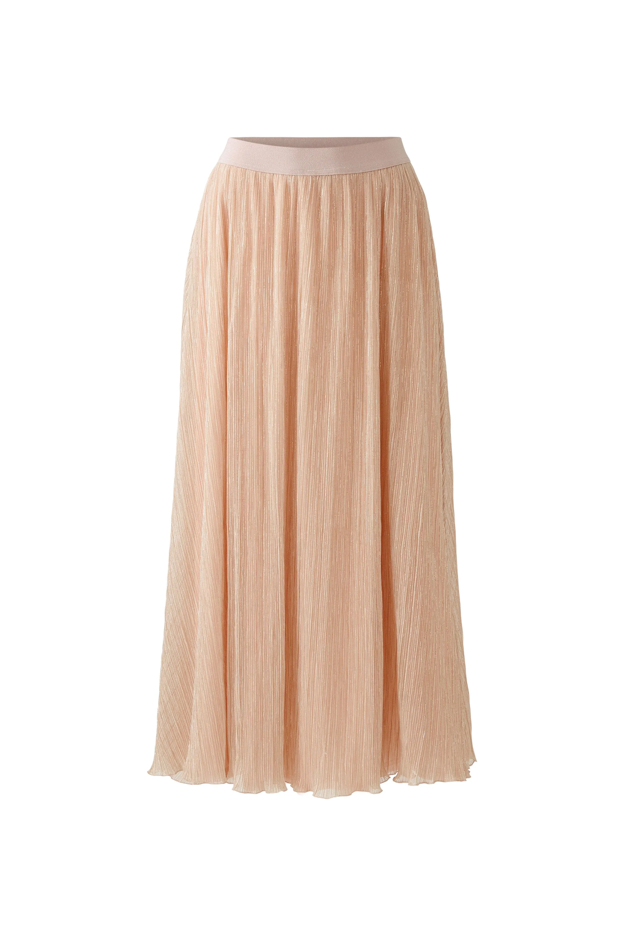 Oui Rose Cooper Shimmery Chiffon Maxi Skirt