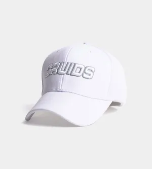 OUTLINE FITTED TRUCKER CAP - WHITE