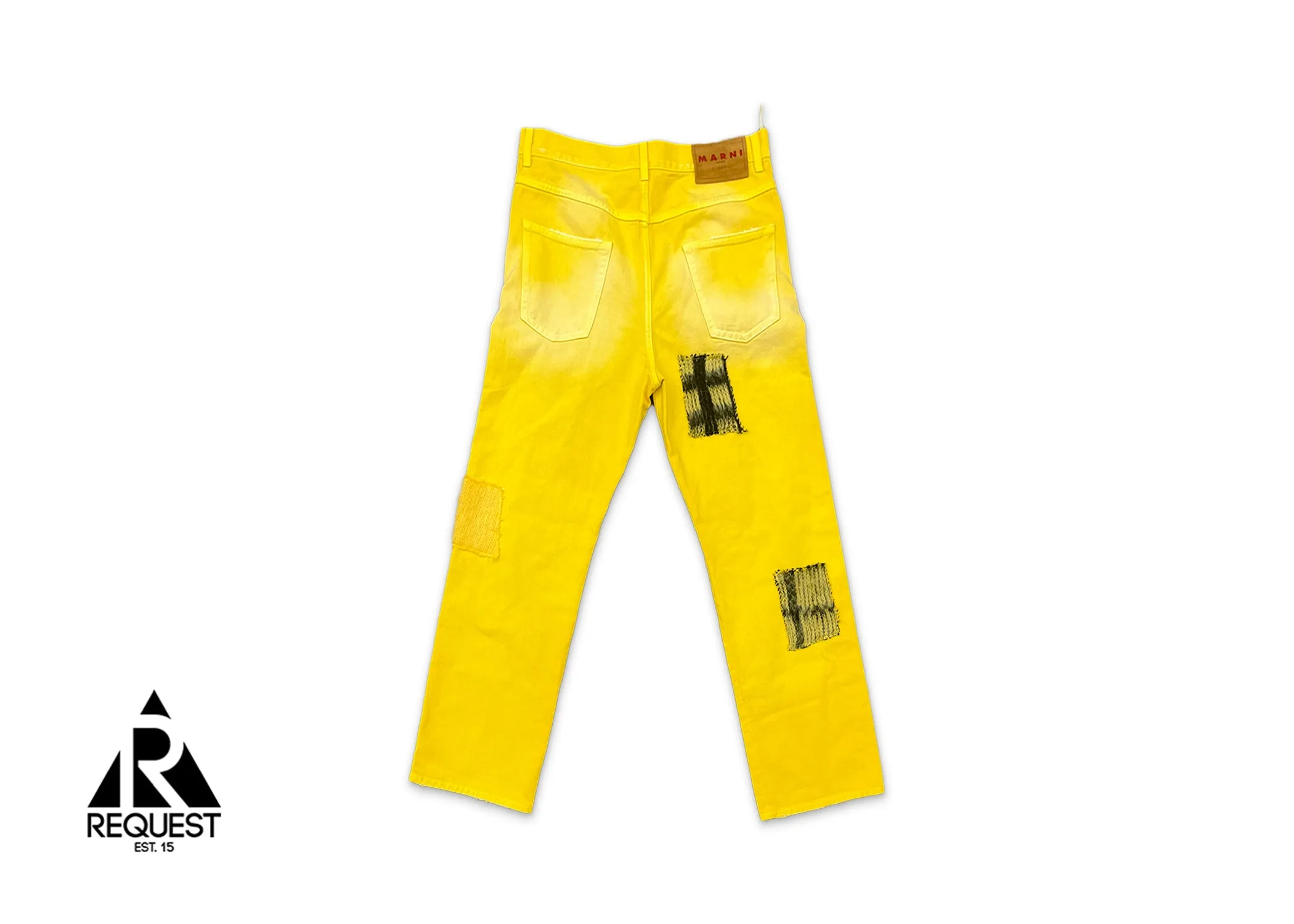 Overdyed Bull Denim Jeans "Maize Yellow"