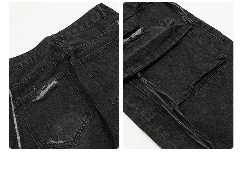 Oversize ripped jeans-D559 | Inspanda