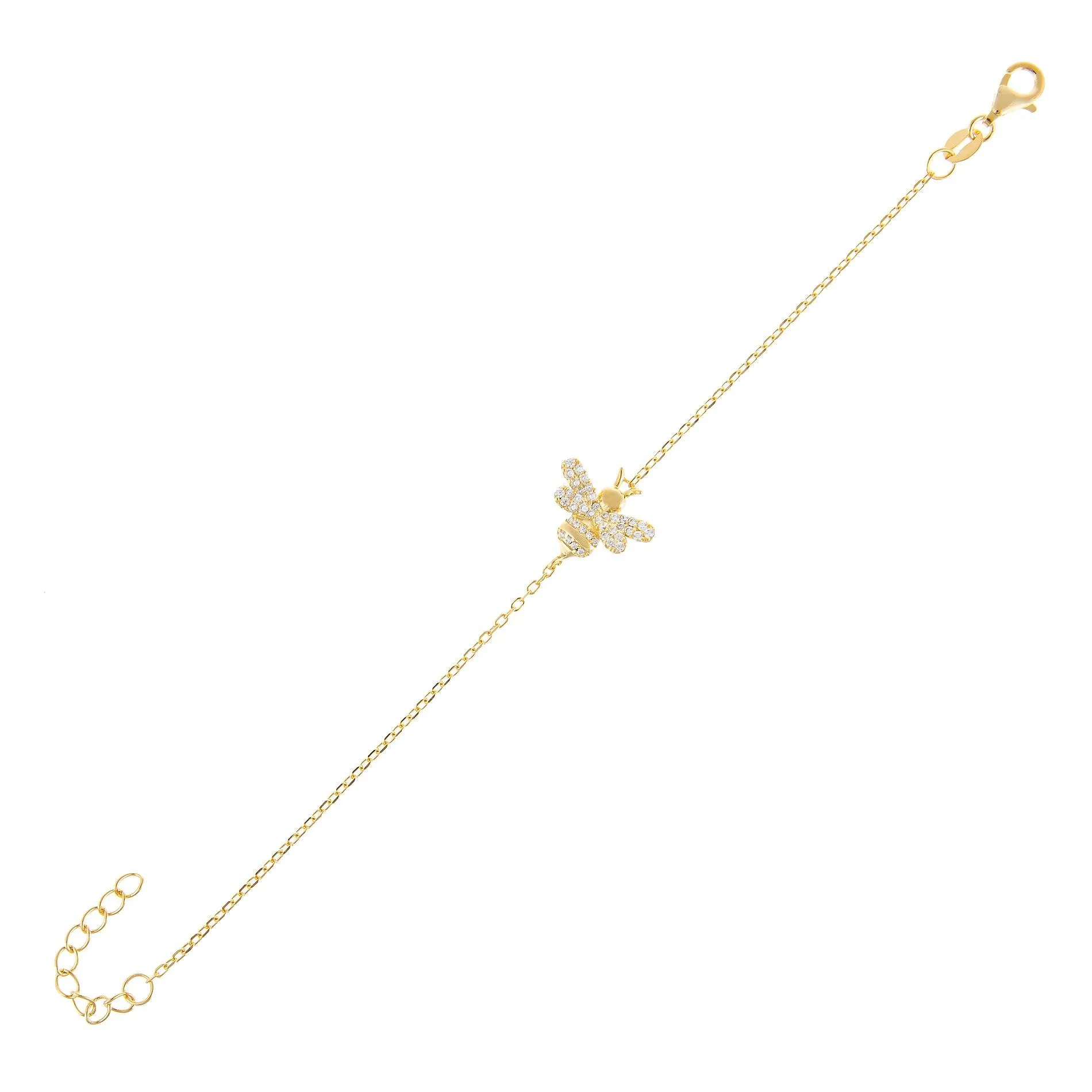 Pavé Bee Bracelet