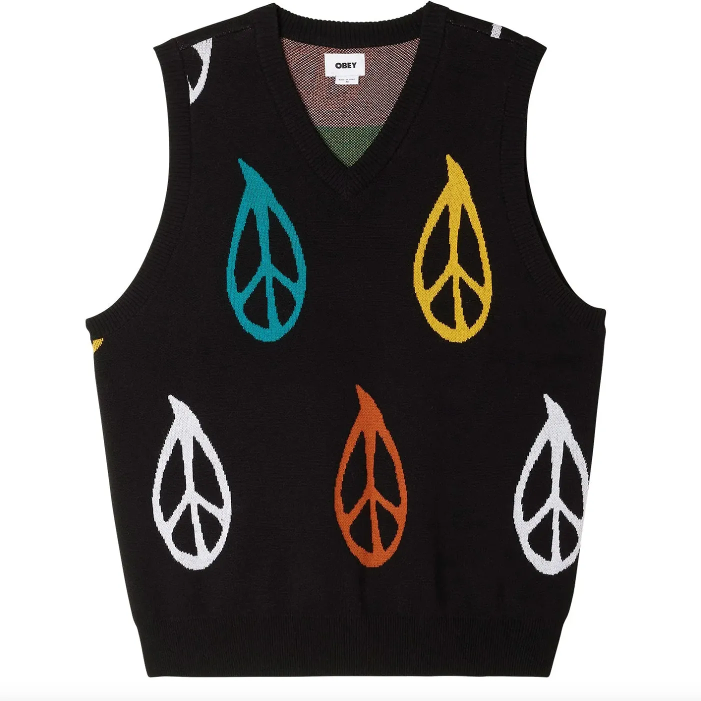 Peaced sweater vest