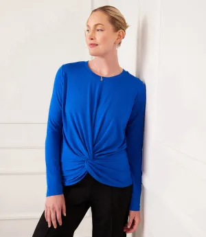 Petite Size Twist Front Top