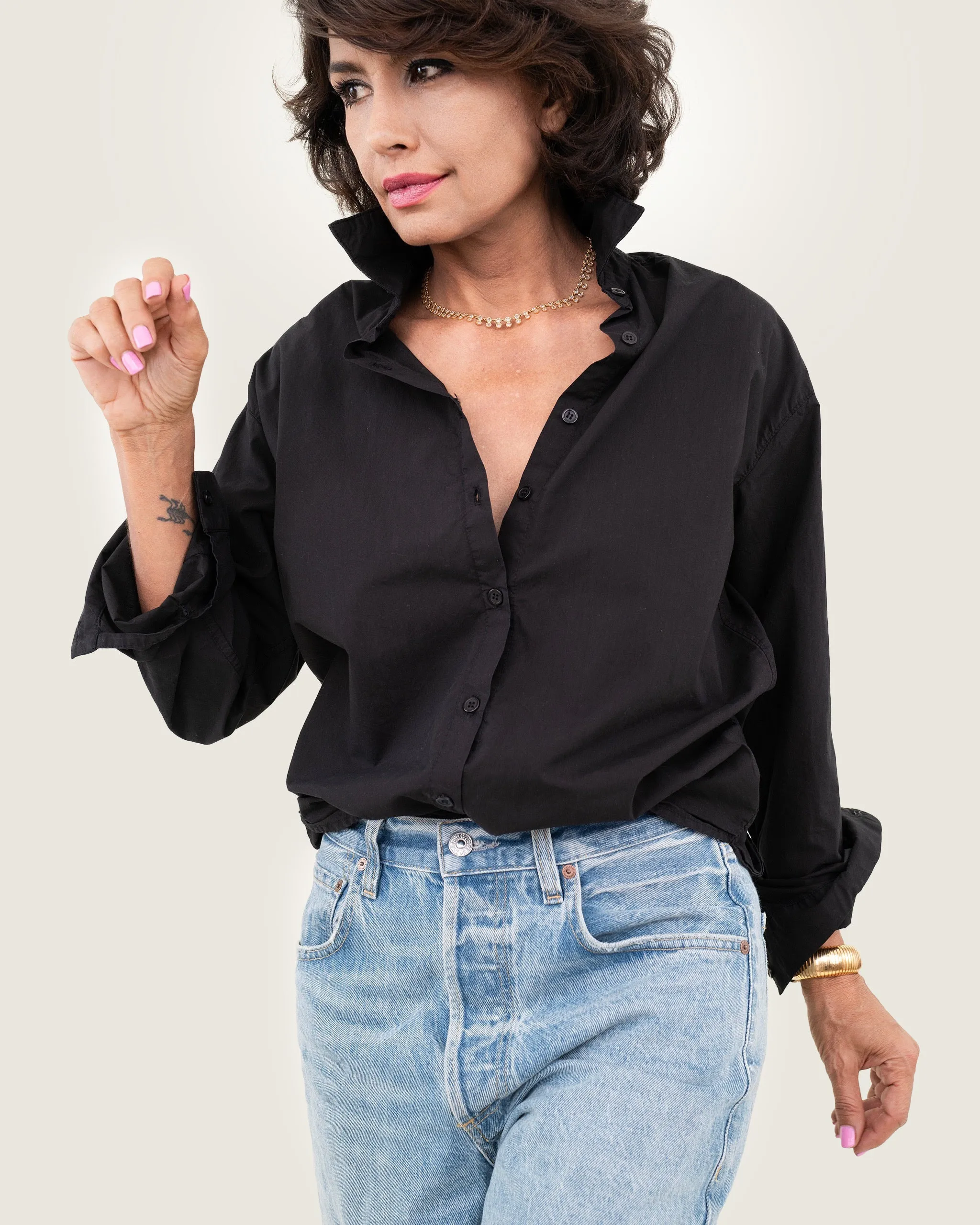 PHOEBE PARACHUTE - BLACK