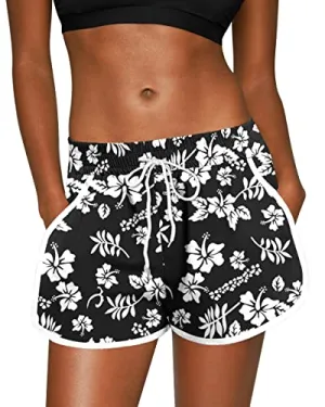 Pilar - Women's Swim Shorts - Tropical and Comfortable