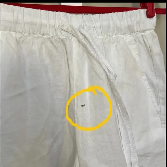 Please Read. Eileen Fisher Organic Linen Shorts.