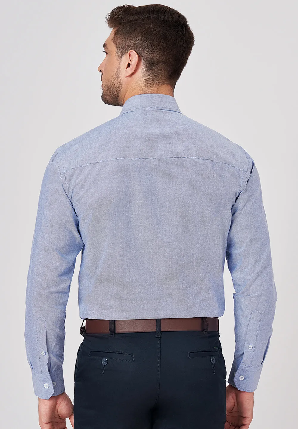Pure Cotton Formal-regular Fit Shirt - 35927